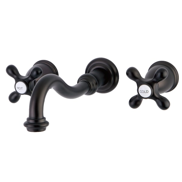 Kingston Brass Roman Tub Faucet, Oil Rubbed Bronze, Wall Mount KS3025AX - main